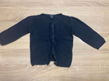 Gilet bleu marine 12 mois fille 