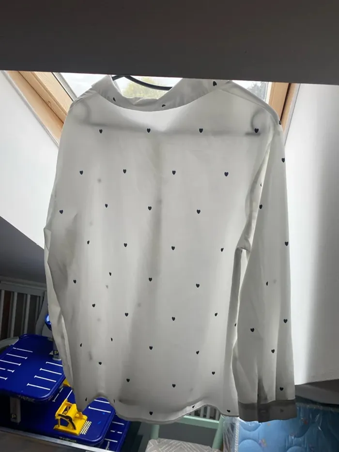 Chemise petits cœurs - photo numéro 2