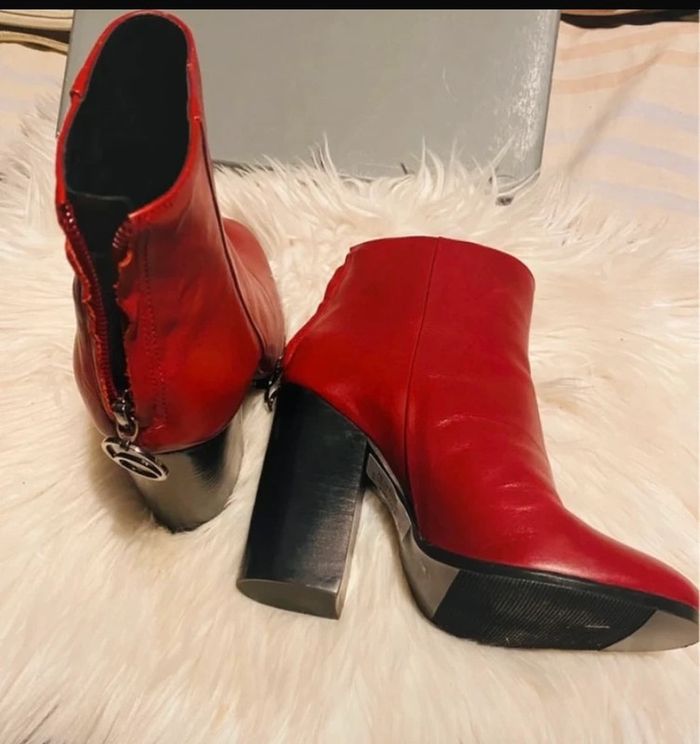Bottines en cuir Minelli 35 - photo numéro 2