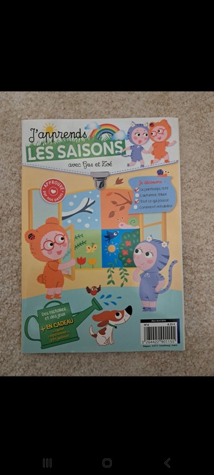 Magazine j'apprends les saisons