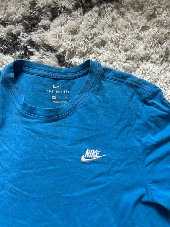 Tee shirt Nike homme M bleu ciel - photo numéro 2