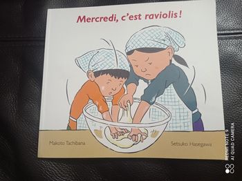 Livre album enfant, Mercredi c'est raviolis ! École des loisirs