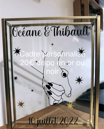 Cadre couple personnalisé