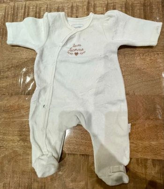 Lot de pyjamas P’tit Bisou – taille naissance (50 cm) 🌸 - photo numéro 2