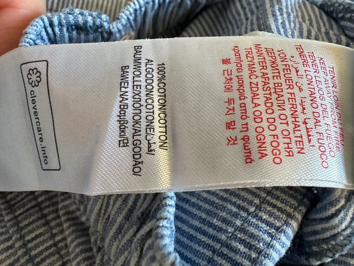 Ensemble Sergent Major pantalon+polo bleu 18 mois - photo numéro 5