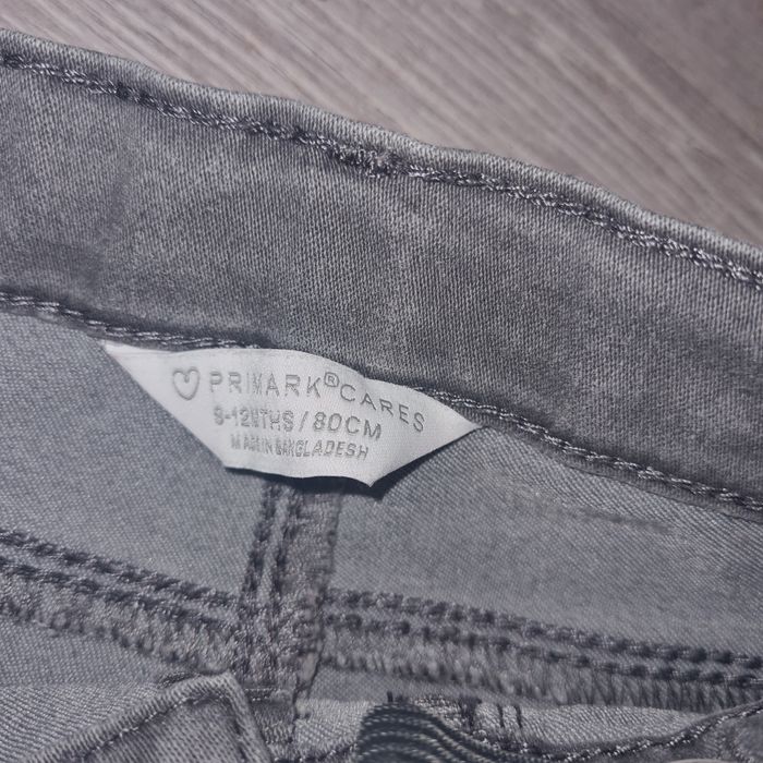Jean bébé fille primark 9-12 mois gris - photo numéro 3