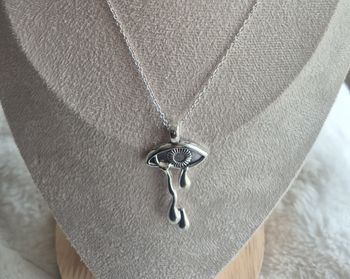 Collier larme en argent 925