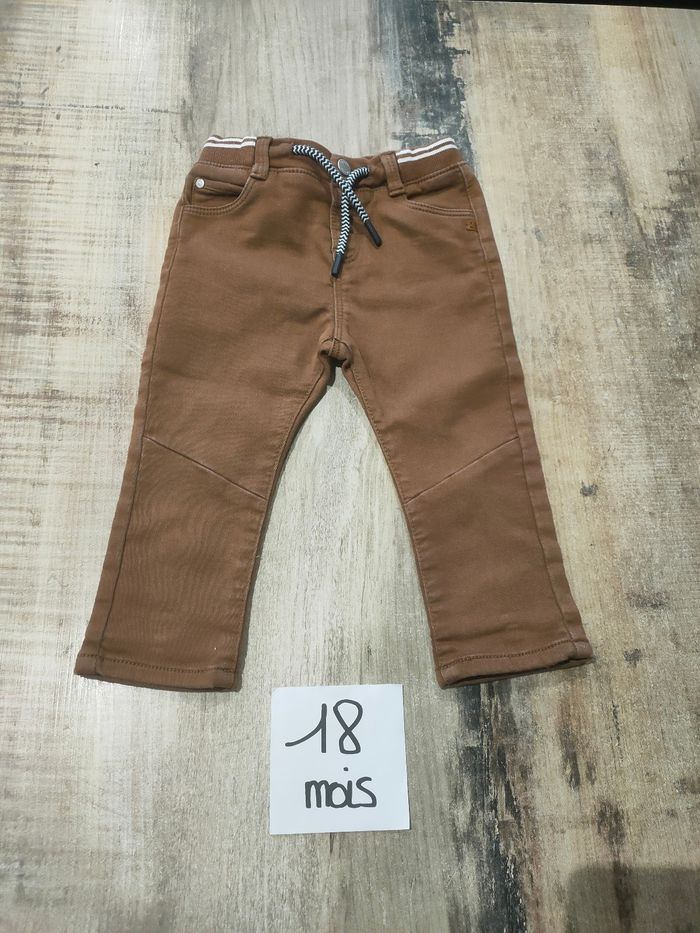 Jeans marron 18 mois garçon obaïbi