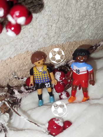 🎄Playmobil lot   figurines footballeurs