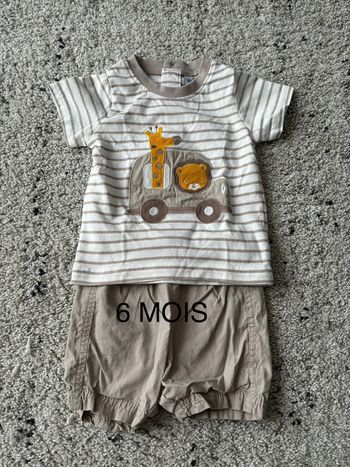Ensemble garçon 6 mois