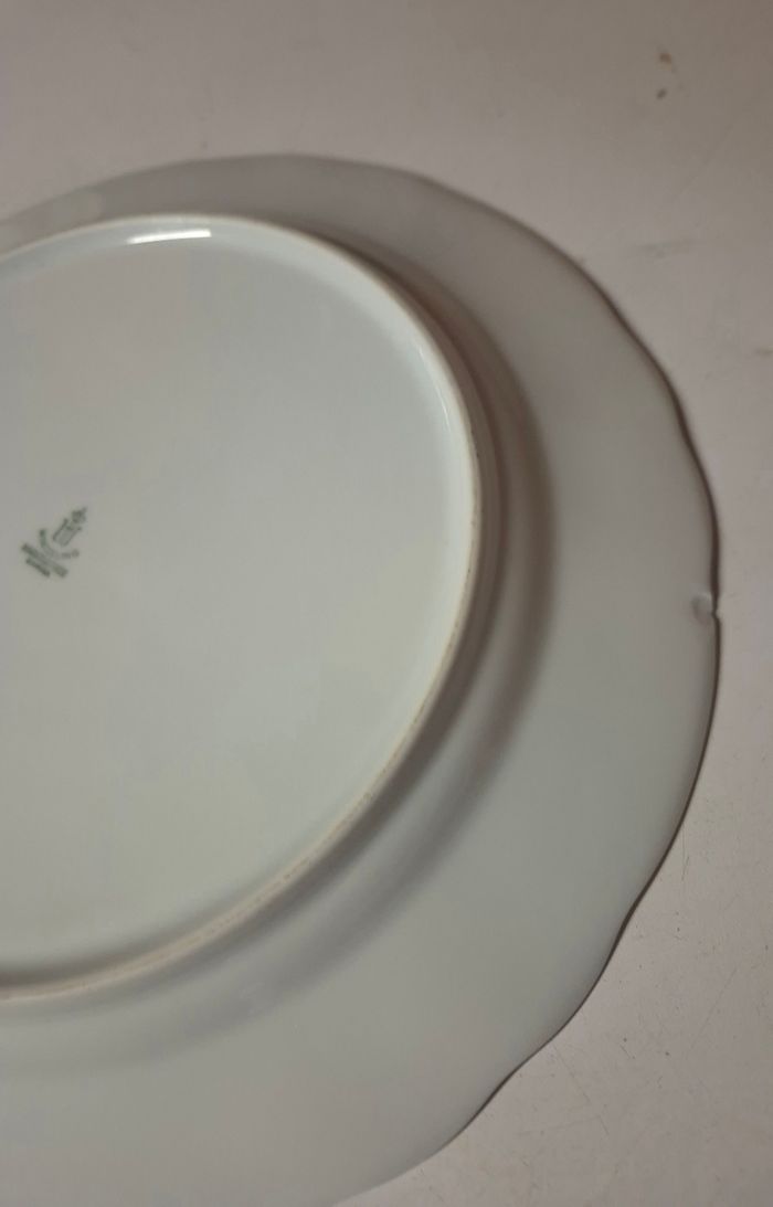 Assiette plate porcelaine fine fleur bleue winterling markletheuthen bavaria - photo numéro 5