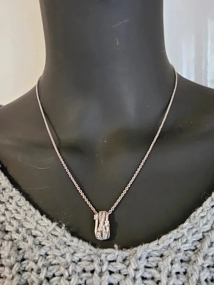 Élégant Collier Femme Fantaisie Argenté - Chic & Tendance - photo numéro 2