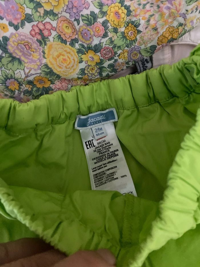 Short jacadi vert - photo numéro 2