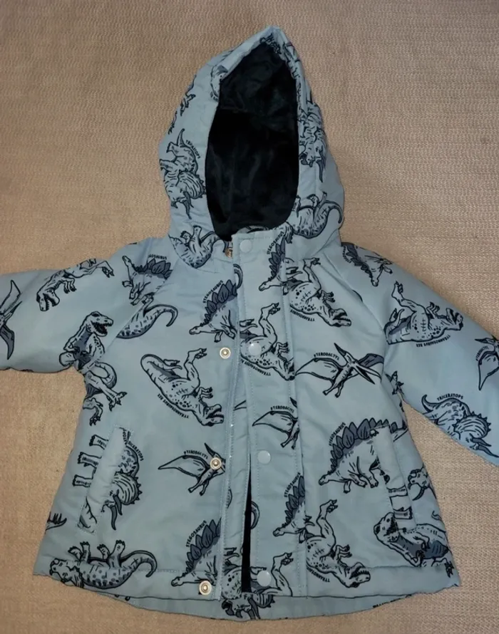 Manteaux à capuche taille 6/9 mois - photo numéro 2