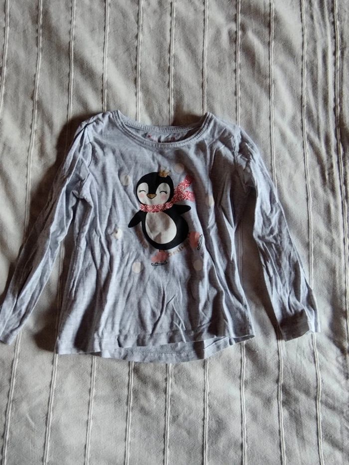 tee shirt manches longues de Noël 3 ans