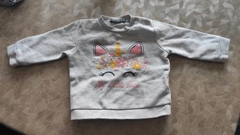 Pull licorne 🦄 bébé fille 9 mois