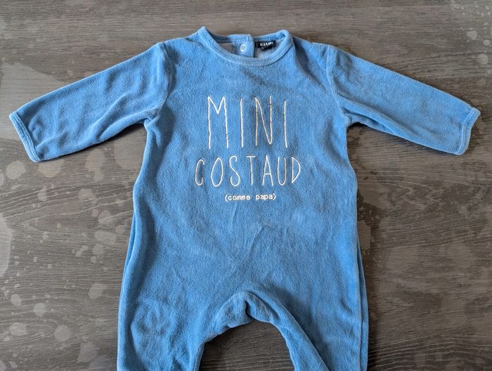 Pyjama mini costaud comme papa - photo numéro 2