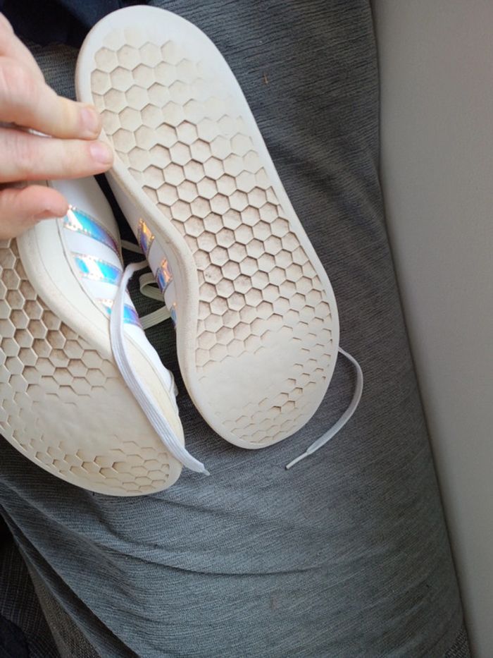Baskets adidas taille 38 2/3 coloris blanc - photo numéro 10
