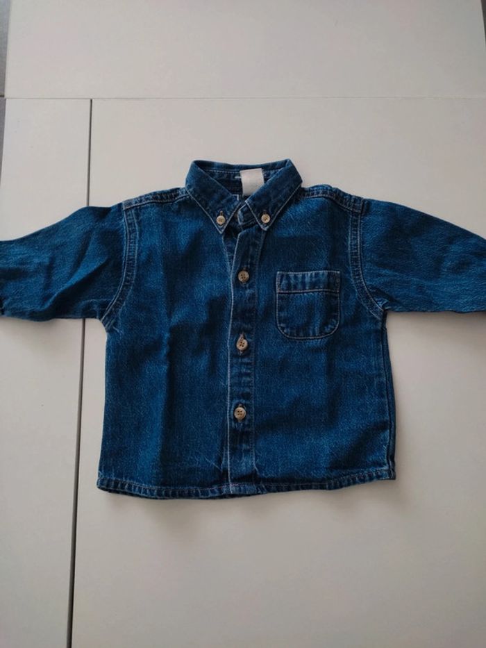 Chemise en jean Bout' chou T.6 mois