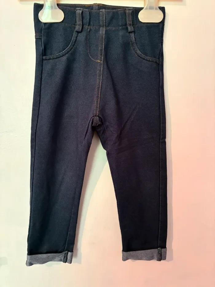Legging effet jeans, 24 mois, Kiabi. - photo numéro 2