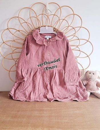 robe gaze de coton vertbaudet 18mois 👶