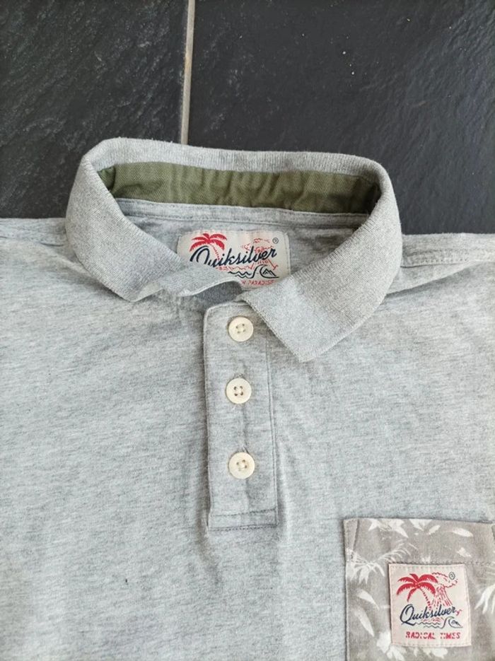 Joli polo garçon Quiksilver 14 ans - photo numéro 3