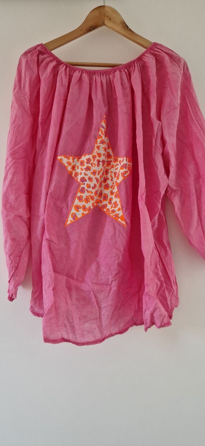 Blouse rose  femme taille XXL - photo numéro 10
