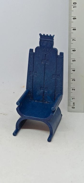 Trône royal bleu playmobil