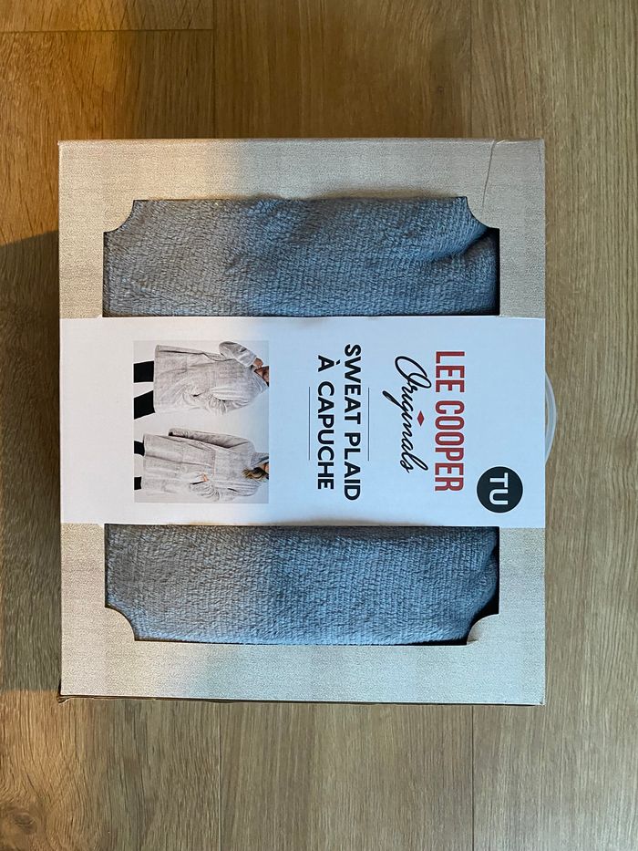 Sweat Plaid à Capuche - Lee Cooper - Neuf