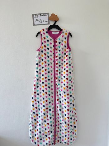 Gigoteuse cœur - taille 18/36 mois 🌸