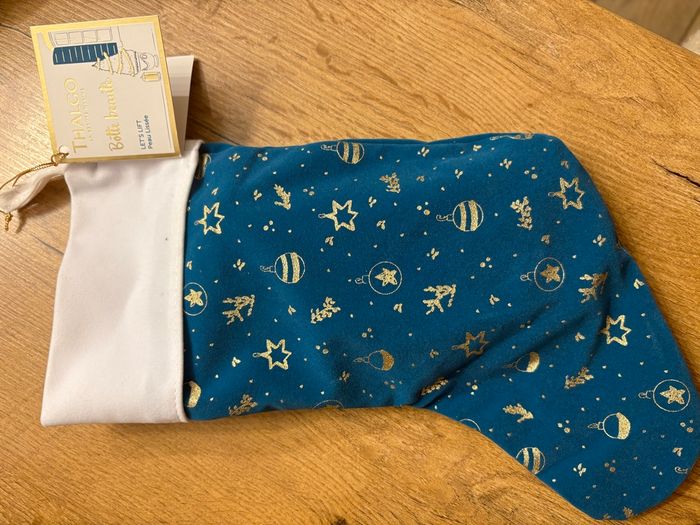 Chaussette Noël Neuve avec produit Thalgo