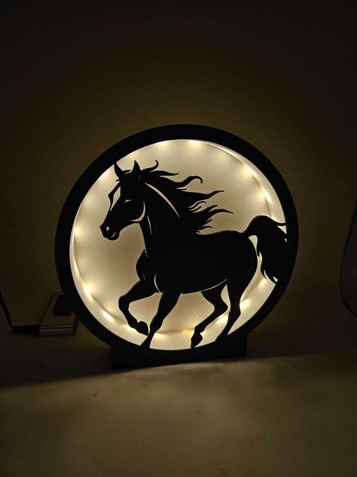 Lampe lumineuse à led cheval - photo numéro 5