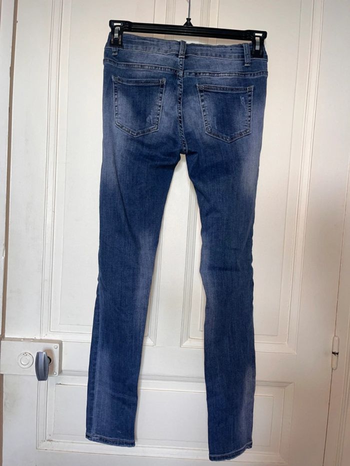 Jeans skinny femme taille 38 cc fashion - photo numéro 5