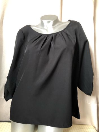 Blouse Tunique noire 38 Zeeman
