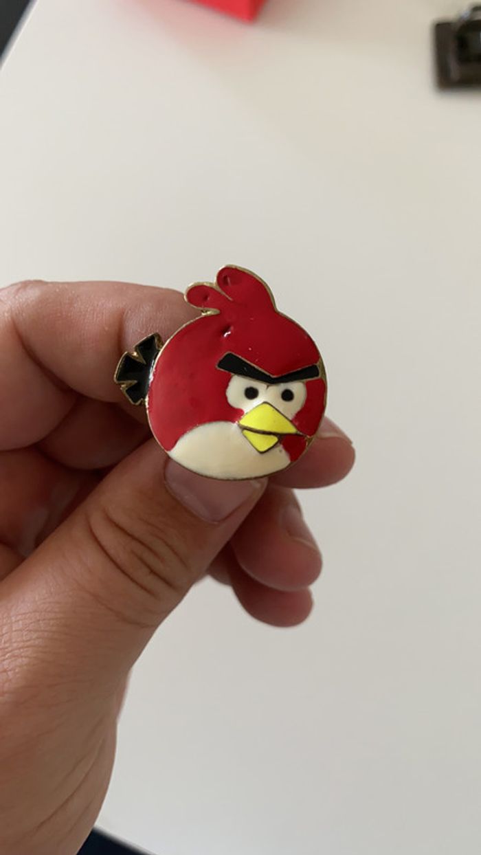 Bague reglable fantaisie angry birds