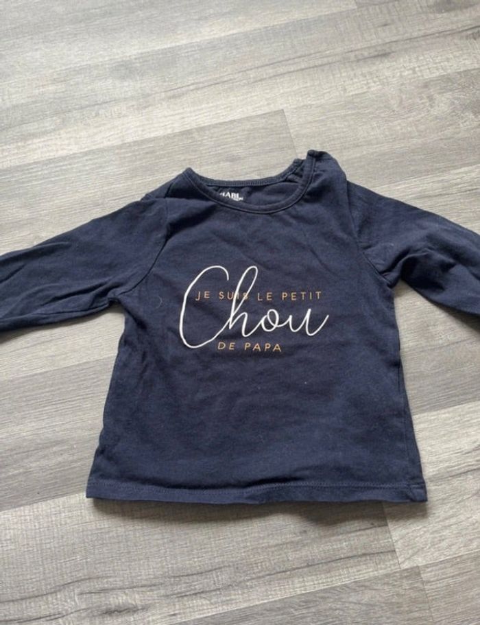 TEE shirt message papa