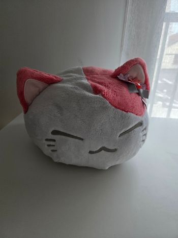 Peluche Nemuneko Chat rose