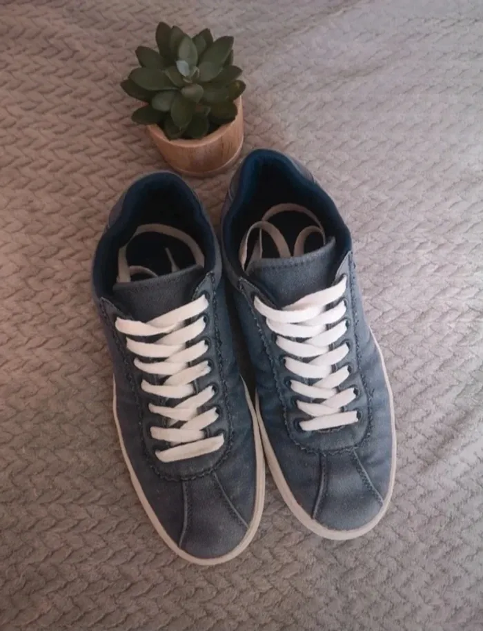 Baskets femme Creeks bleu jean taille 40 - photo numéro 2