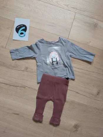 Ensemble legging t-shirt ML obaïbi Kiabi 6 mois