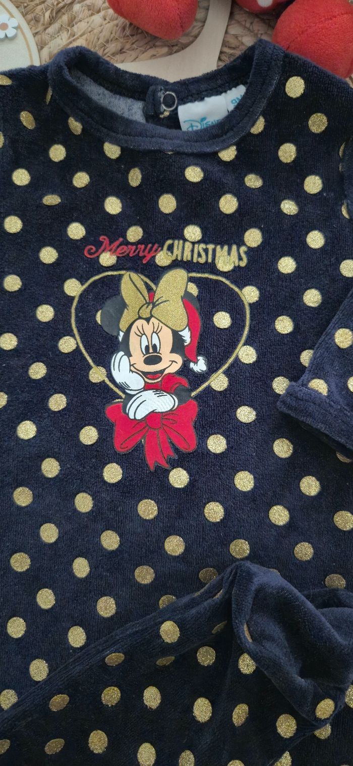 Pyjama Minnie Disney taille 9 mois - photo numéro 2