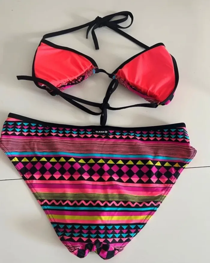 Olaian maillot de bain femme taille 40/L bikini, ensemble 2 pièces - photo numéro 2