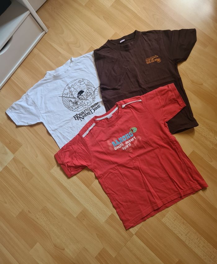 Lot 3 t-shirts / Taille 8 ans