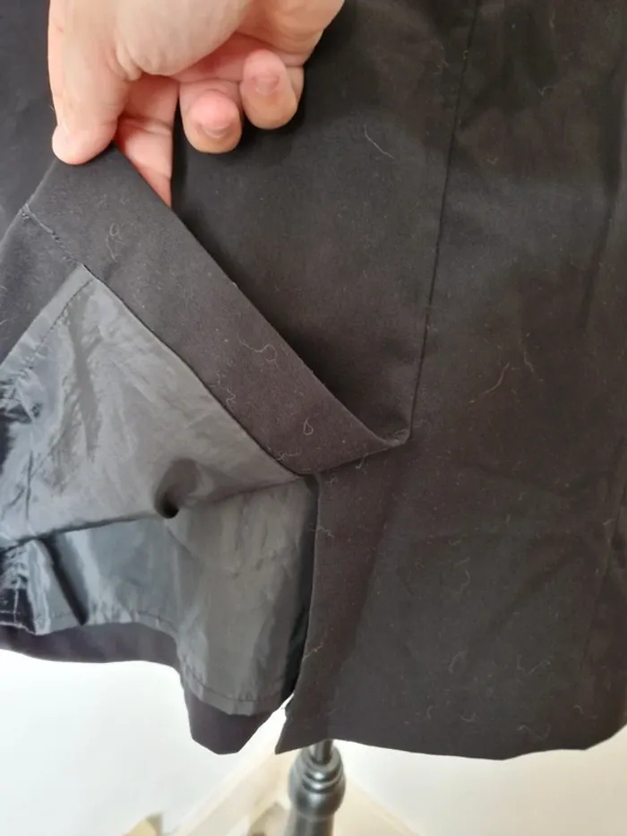 Jupe tailleur habillé h&m taille 46 noir - photo numéro 5