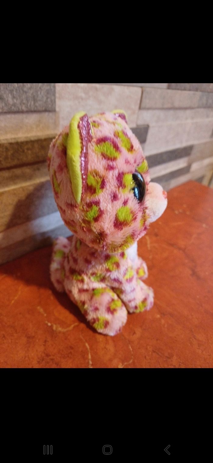 Peluche Ty leopard rose - photo numéro 3