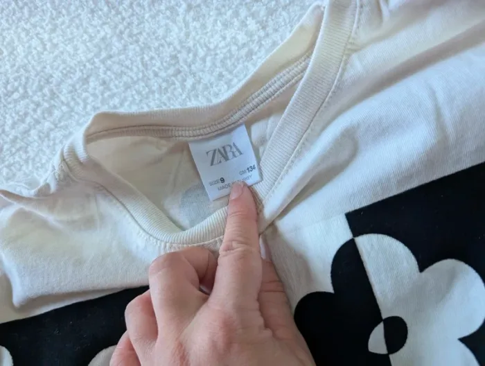 🤍 T-shirt manches longues Zara – 9 ans - photo numéro 3