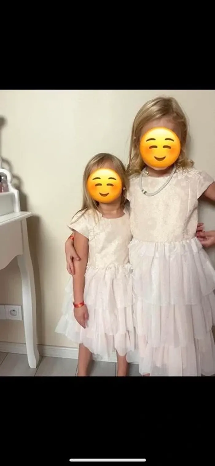 Robe fête 3/4 ans magnifique porté - photo numéro 3