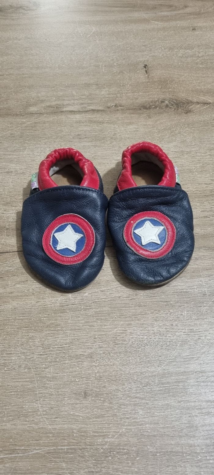 Chaussons souples en cuir 18-24 mois - photo numéro 2