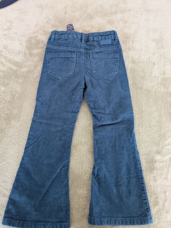 Pantalon Velours Côtelé OKAÏDI Coupe Flare - photo numéro 3