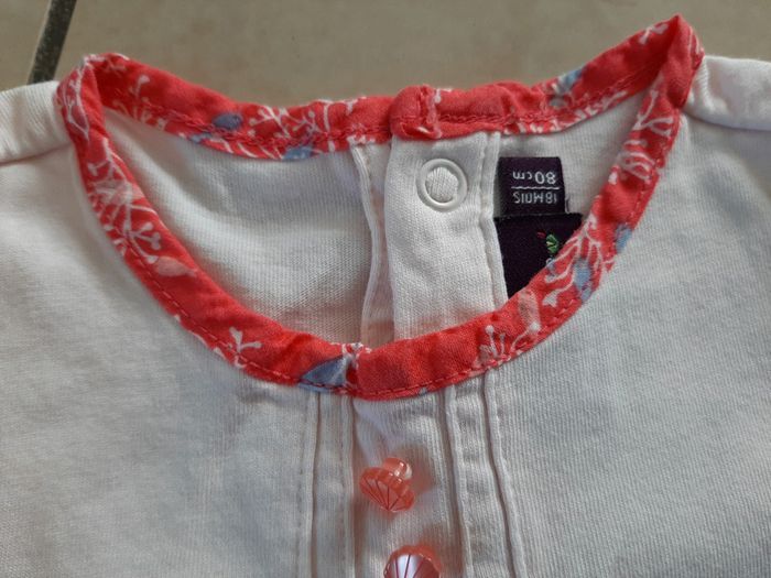 Lot de 9 tee shirts manches courtes fille 18 mois - photo numéro 8
