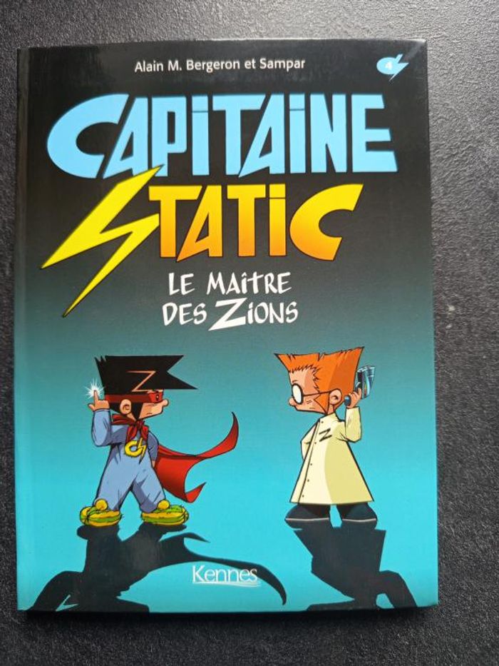 BD - Capitaine Static - Le maître des Zions - Tome 4